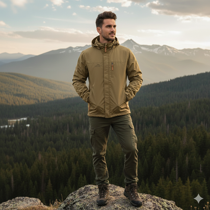 Men's Outdoor Military Windbreaker Coat