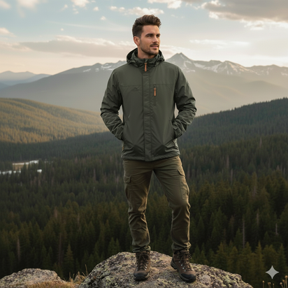 Men's Outdoor Military Windbreaker Coat